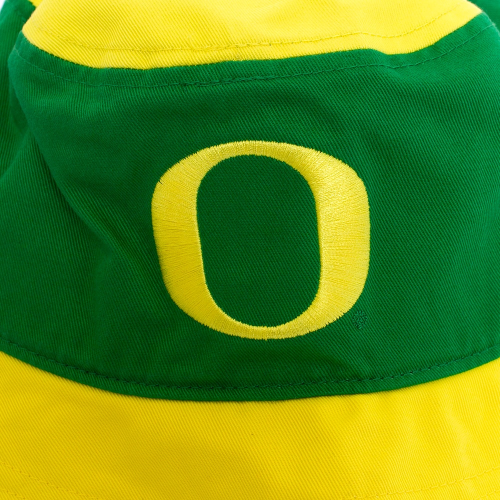 Classic Oregon O, Nike, Green, Bucket, Cotton, Accessories, Unisex, Twill, Hat, 812083